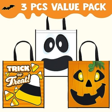 Spooky Fun JOYIN Halloween Tote Bags for Kids