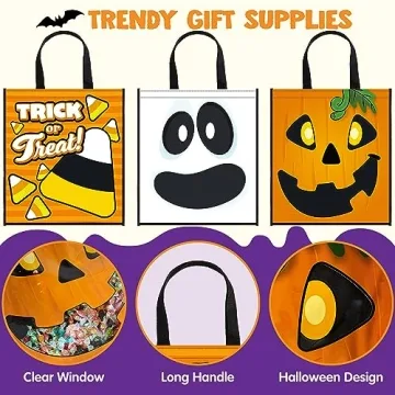 Spooky Fun JOYIN Halloween Tote Bags for Kids