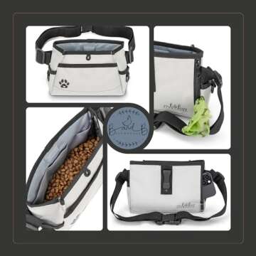 Dog Treat Pouches for Effective Pet Training & Walking