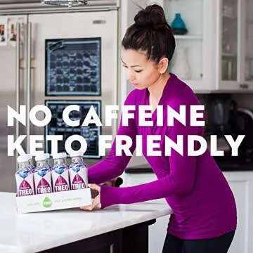 Treo Fruit & Birch Water Drink, Variety Pack, USDA Organic, Non-GMO Project Verified, Vegan, Gluten-Free, 10 Calories & 1g of Sugar Per Serving, 16 fl oz, Pack of 12