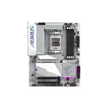 GIGABYTE B650E AORUS Elite X AX ICE AM5 LGA 1718 AMD B650 ATX Motherboard with 5-Year Warranty, DDR5...