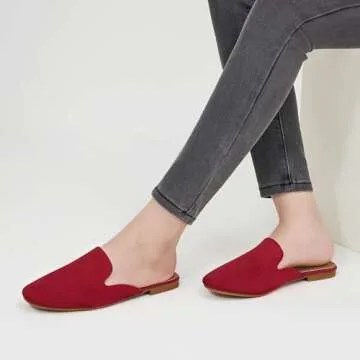 Comfortable Ecetana Mules for Women - Stylish Slip On Flats