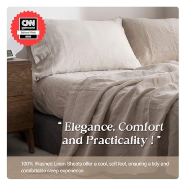 Linen Queen Sheet Set - Simple&Opulence Natural Bedding
