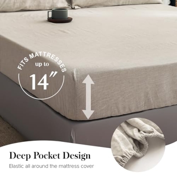 Linen Queen Sheet Set - Simple&Opulence Natural Bedding