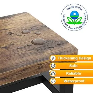 Sturdy Wooden Step Stool for Adults and Kids, 500 LBS Capacity