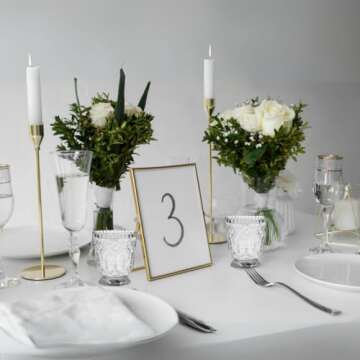 Koyal Wholesale Vintage Glass Candle Holder (Pack of 6), 3 x 2.75