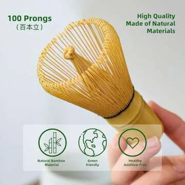 TEANAGOO Matcha Whisk Set - Complete 4-PCS Bamboo Kit