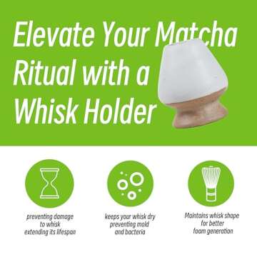 TEANAGOO Matcha Whisk Set - Complete 4-PCS Bamboo Kit