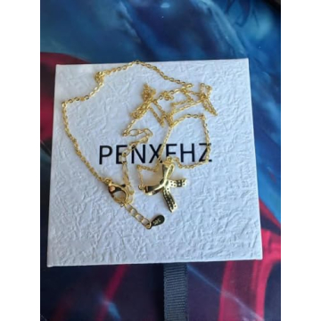 Dainty PENXFHZ Bow-Tie Necklace for Elegant Women