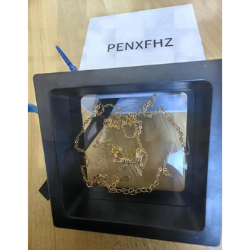Dainty PENXFHZ Bow-Tie Necklace for Elegant Women