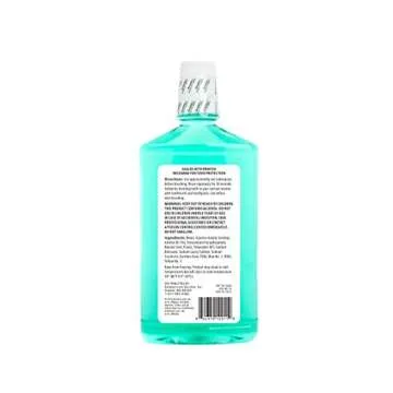 Amazon Brand - Solimo Pre-Brush Dental Rinse, Green Mint, 16 Fluid Ounces, Pack of 1