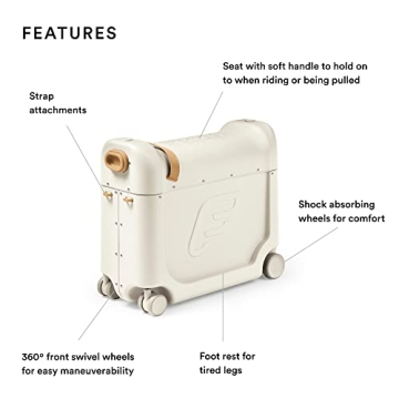 JetKids Stokke BedBox - Ride-On Suitcase & In-Flight Bed