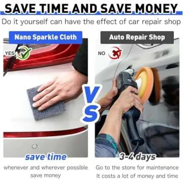 DOBYONE Nano Sparkle Cloth for Car Scratch,Nano Sparkle Cloth Car Scratches Remover Nanosparkle Cloth Scratch Remover Car Scratch Remover Easy to Repair Paint Scratches,Water Spots Surface Polishing