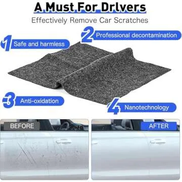 DOBYONE Nano Sparkle Cloth for Car Scratch,Nano Sparkle Cloth Car Scratches Remover Nanosparkle Cloth Scratch Remover Car Scratch Remover Easy to Repair Paint Scratches,Water Spots Surface Polishing