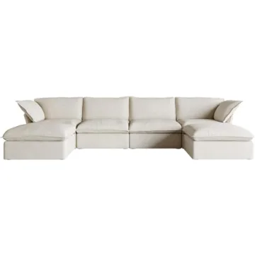 JACH Modern U Shape Sectional Sofa Couch for Living Room