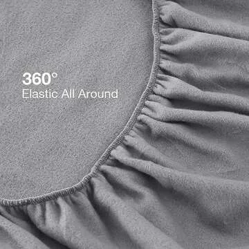 Softan Fleece Queen Sheets Set 4-Piece Microfleece Bed Sets with 15" Deep Pocket Fitted Sheet, Fuzzy Velvet Sheets for Queen Size Bed，Light Grey