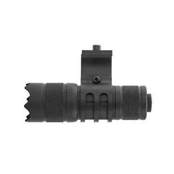 Monstrum 150 Lumens Green Light LED Flashlight with Remote Pressure Switch and Picatinny Rail Mount