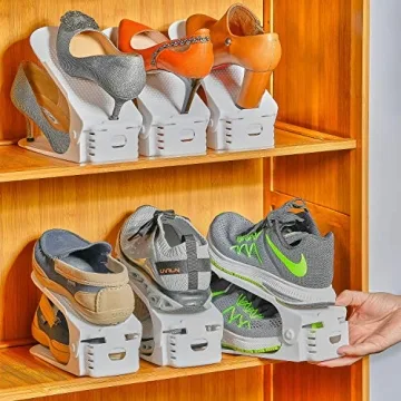 Yashong Adjustable Shoe Slots Organizer for Efficient Storage