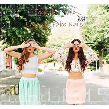 Enppode French Tip Press on Nails for Effortless Style