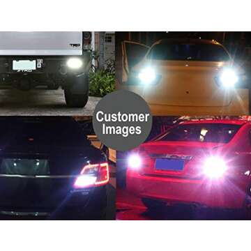 JDM ASTAR Super Bright AX-2835 White LED Bulbs For Backup Reverse Lights