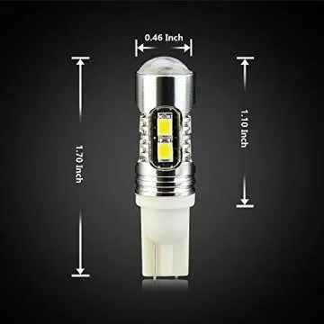JDM ASTAR Super Bright AX-2835 White LED Bulbs For Backup Reverse Lights