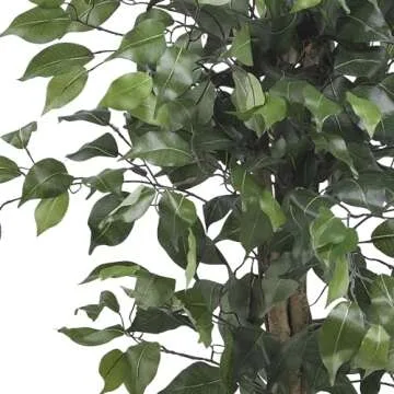 Nearly Natural 3' Ficus Silk Artificial Trees, 36in, Green