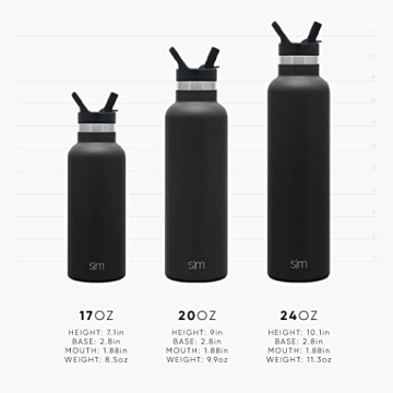 High-Quality 24oz Simple Modern Water Bottle - Lavender Mist