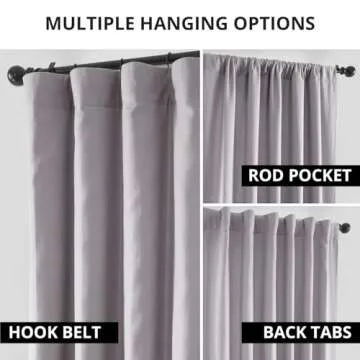 HPD Half Price Drapes French Linen Curtains 96 Inches Long Room Darkening Curtains for Bedroom & Living Room 50 X 96, (1 Panel), Earl Grey