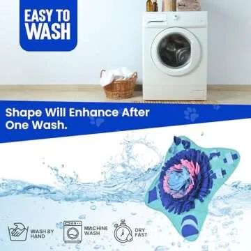 PET ARENA Snuffle Mat for Dogs Large Breed, Cats - 25" x 25’’ Dog Enrichment Toys for Large Dogs, Snuffle Mat Dogs Encourages Natural Foraging Skills and Stress Relief for Small/Medium/Large Dogs