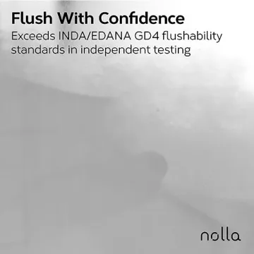 Nolla Flushable Wipes - Eco-Friendly & Soft for All Ages