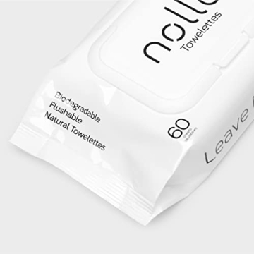 Nolla Flushable Wipes - Eco-Friendly & Soft for All Ages