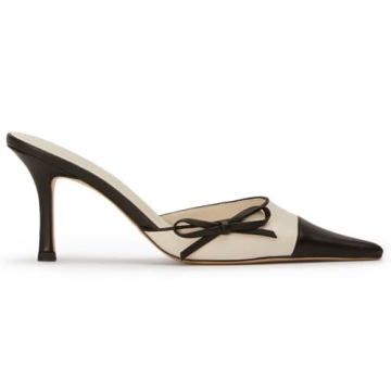 VOLEECE Bow Tie Heeled Mules for Every Occasion