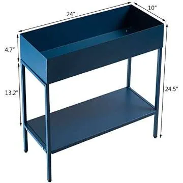 AGTEK 2-Tier Garden Planter with Ceramic Pots