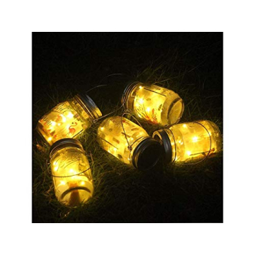 YJFWAL Solar Mason Jar Lights for Magical Outdoor Decor