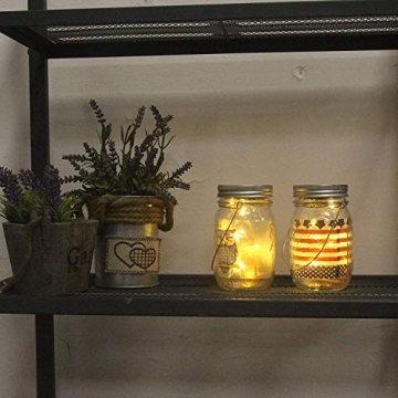 YJFWAL Solar Mason Jar Lights for Magical Outdoor Decor