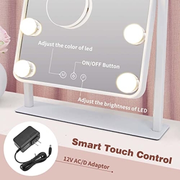 Buy Hompoem Hollywood Vanity Mirror with LED Lights