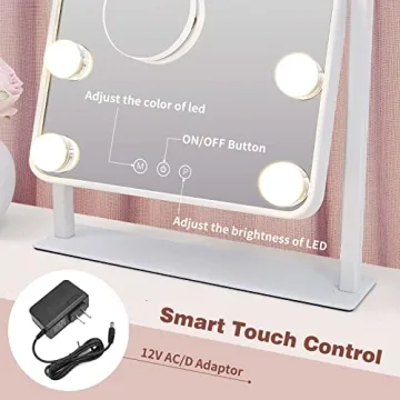 Buy Hompoem Hollywood Vanity Mirror with LED Lights