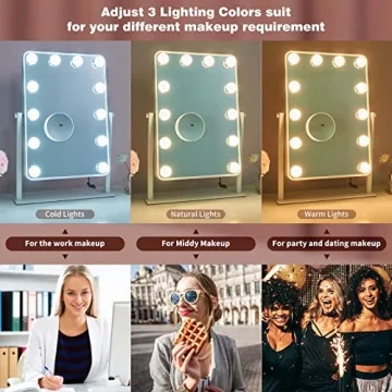 Buy Hompoem Hollywood Vanity Mirror with LED Lights
