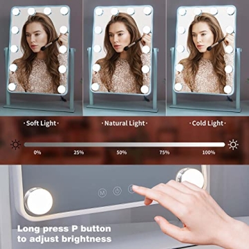 Buy Hompoem Hollywood Vanity Mirror with LED Lights