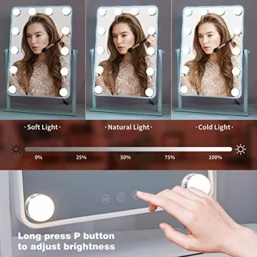 Buy Hompoem Hollywood Vanity Mirror with LED Lights