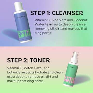 InstaNatural BESTIES Teen Skincare Kit for Healthy Skin