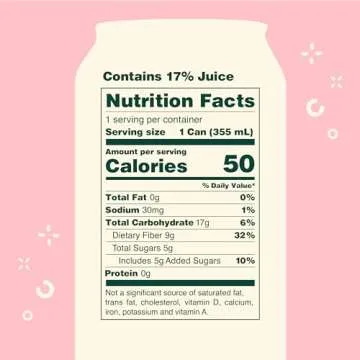 OLIPOP Barbie Prebiotic Soda, Peaches & Cream, Prebiotics, Botanicals, Plant Fiber, 12 fl oz (12 Cans)