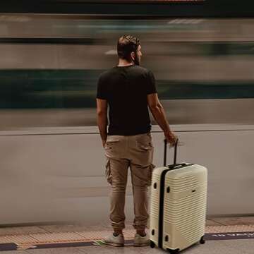 InUSA RESILIENCE Lightweight Spinner Luggage - Durable 24-Inch