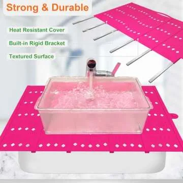 Mofason Sink Cover - Heat Resistant Makeup Organizer Mat