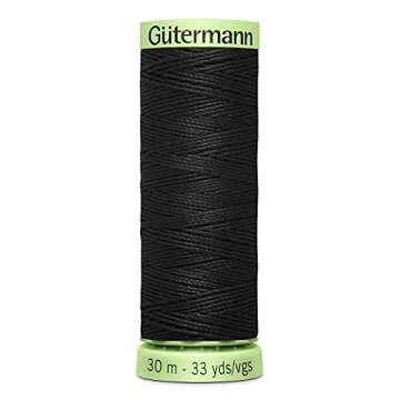 Gutermann Topstitch Heavy-Duty Thread 33yd, Black