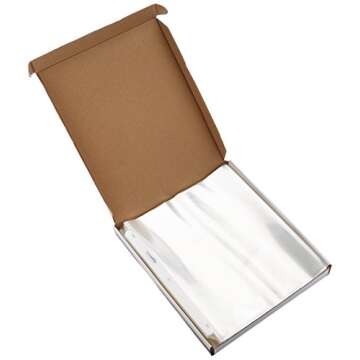 Amazon Basics Clear Sheet Protectors for 3-Ring Binders - Letter Size (100 Pack)