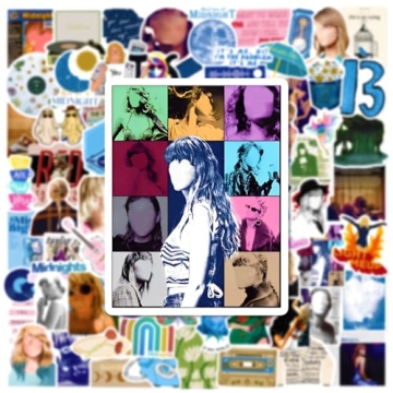 100pcs Waterproof Music Stickers for Teens & Kids