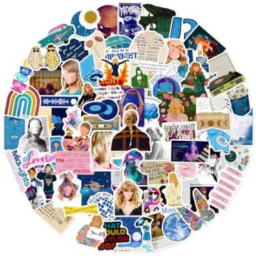 100pcs Waterproof Music Stickers for Teens & Kids