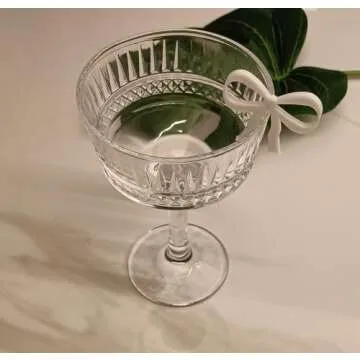 XIAOYUE Set of 20 White Bow Drink Tag,Bowknot Drink Tag for Wedding Bridal Shower Decor, Engagement Party Decor (White)