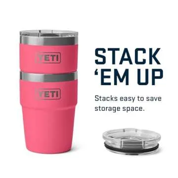 YETI Rambler 16 oz Stackable Tumbler - Tropical Pink